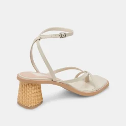 Banita Sandals Ivory Leather