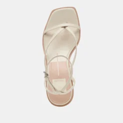 Banita Sandals Ivory Leather