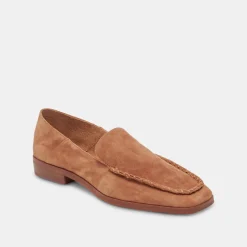 Beny Flats Brown Suede