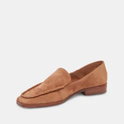 Beny Flats Brown Suede