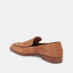 Beny Flats Brown Suede