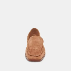 Beny Flats Brown Suede