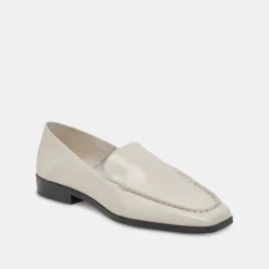 Beny Flats Ivory Crinkle Patent