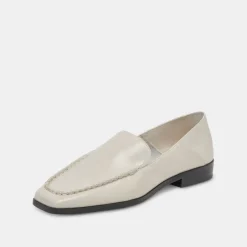 Beny Flats Ivory Crinkle Patent