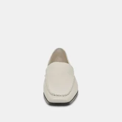 Beny Flats Ivory Crinkle Patent