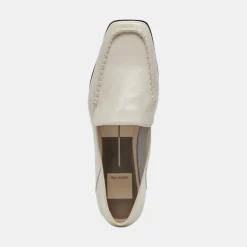 Beny Flats Ivory Crinkle Patent