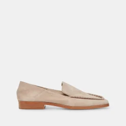 Beny Flats Taupe Suede