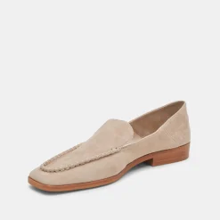 Beny Flats Taupe Suede