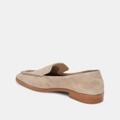 Beny Flats Taupe Suede