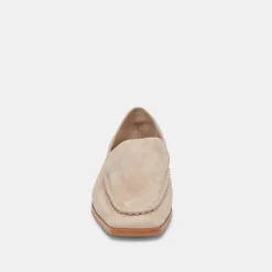 Beny Flats Taupe Suede