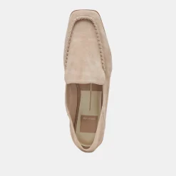 Beny Flats Taupe Suede
