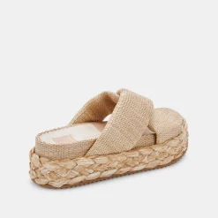Blume Sandals Lt Natural Raffia