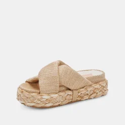 Blume Sandals Lt Natural Raffia
