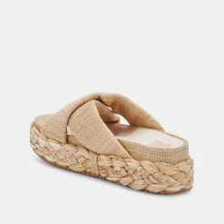 Blume Sandals Lt Natural Raffia