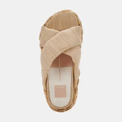 Blume Sandals Lt Natural Raffia
