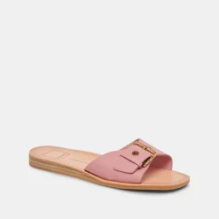 Cabana Sandals Dark Rose Leather