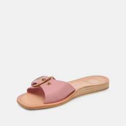 Cabana Sandals Dark Rose Leather