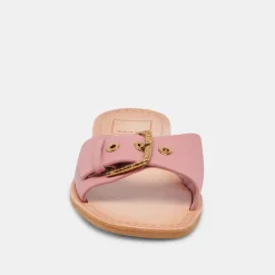 Cabana Sandals Dark Rose Leather