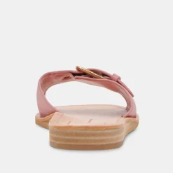 Cabana Sandals Dark Rose Leather