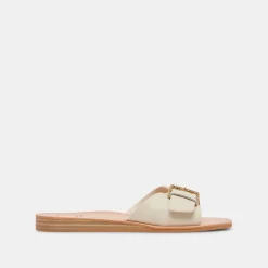 Cabana Sandals Ivory Leather