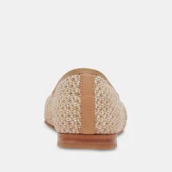 Cacy Ballet Flats White Natural Raffia