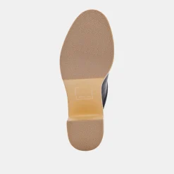 Camdin Heels Black Leather