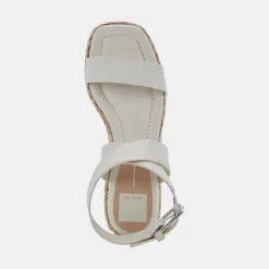 Cannes Sandals Ivory Leather
