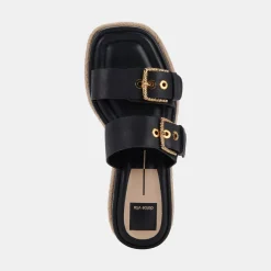 Canyon Sandals Black Leather