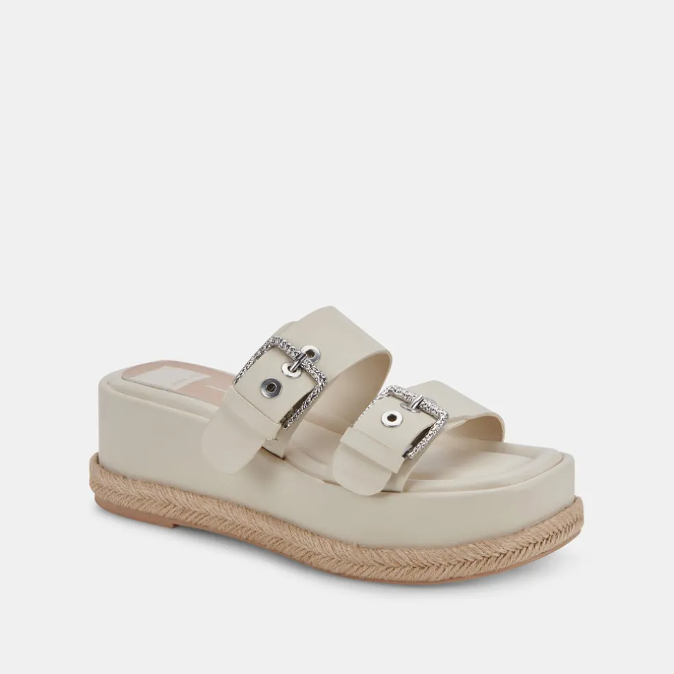 Canyon Sandals Ivory Leather