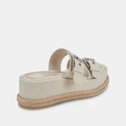 Canyon Sandals Ivory Leather