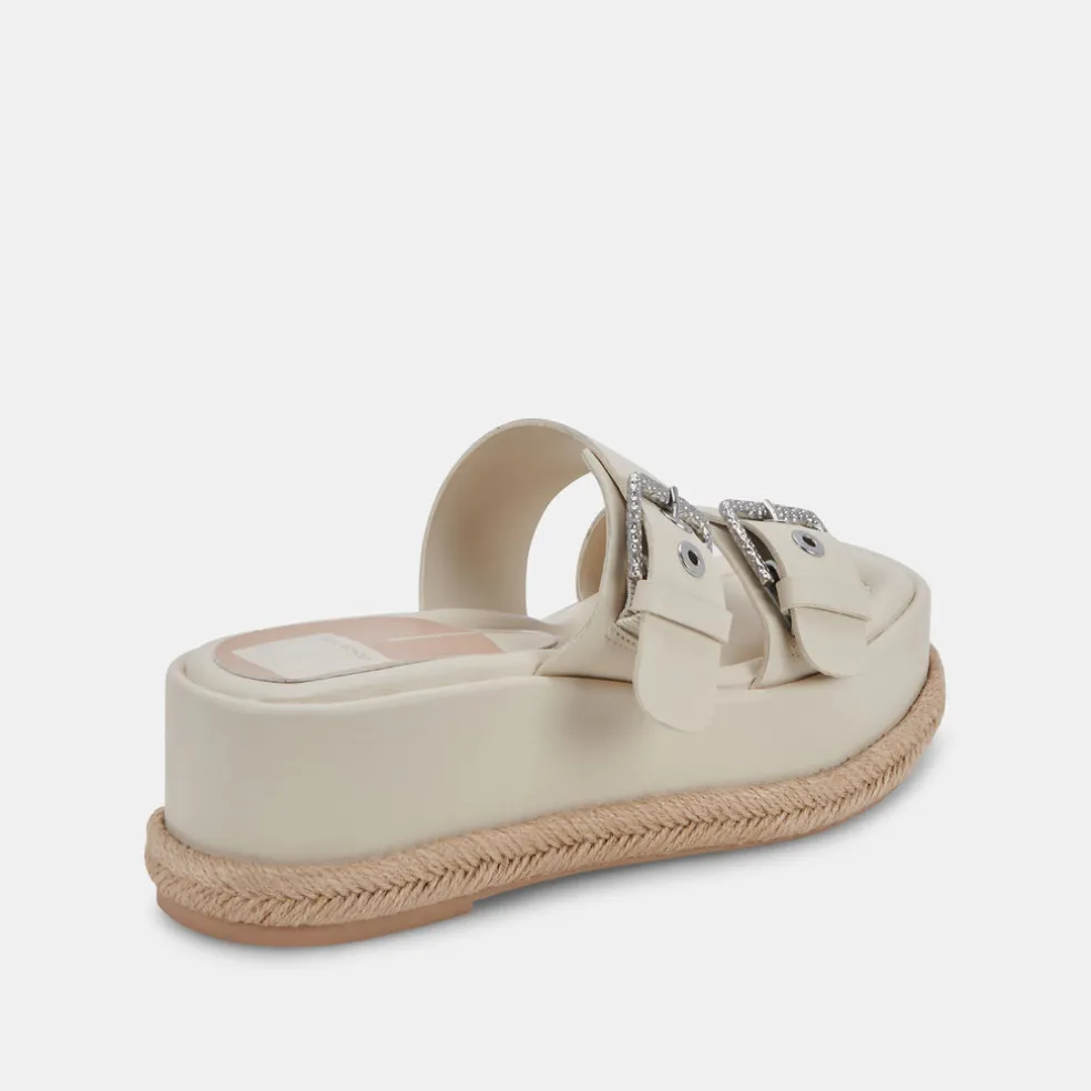 Canyon Sandals Ivory Leather