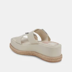 Canyon Sandals Ivory Leather
