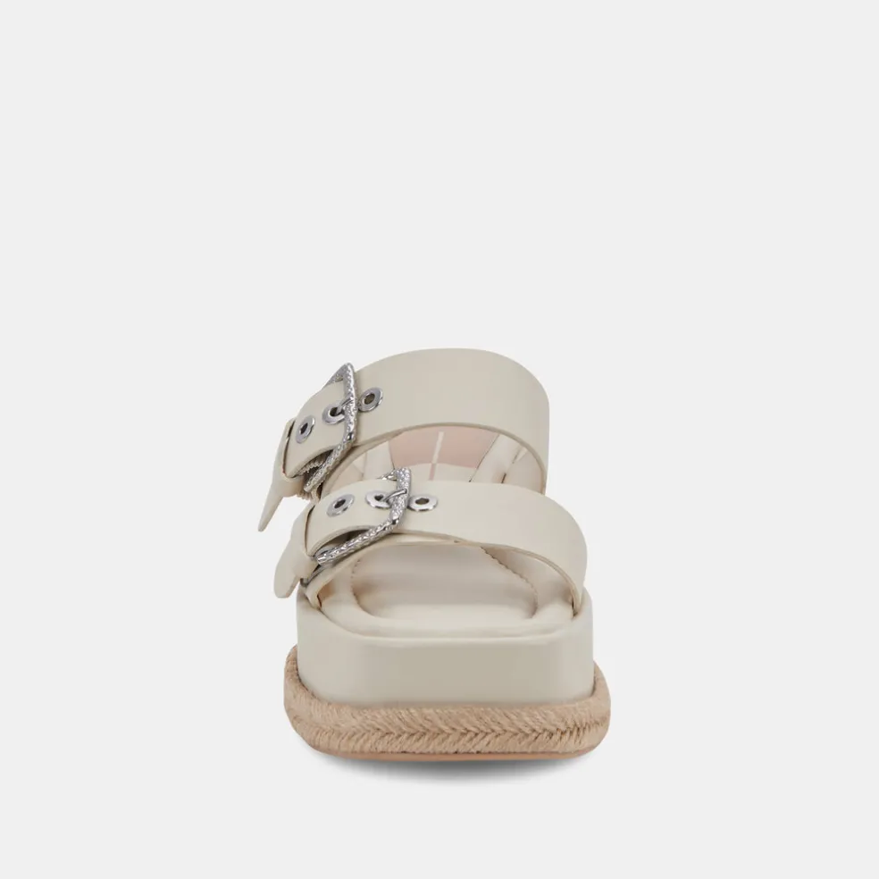 Canyon Sandals Ivory Leather