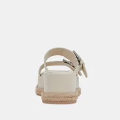 Canyon Sandals Ivory Leather