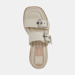 Canyon Sandals Ivory Leather