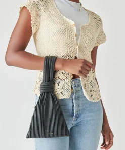 Carey Handbag Black Faux Leather