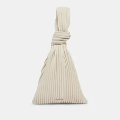 Carey Handbag Ivory Faux Leather