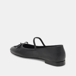 Carin Ballet Flats Black Leather