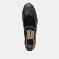 Carin Ballet Flats Black Leather