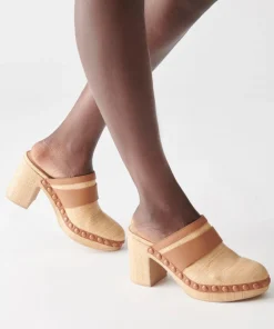 Carmac Heels Lt Natural Raffia