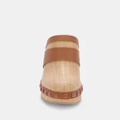 Carmac Heels Lt Natural Raffia