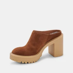 Carry Heels Camel Suede