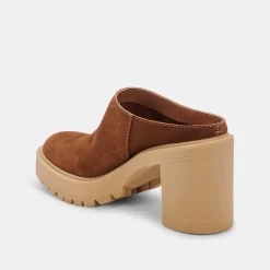 Carry Heels Camel Suede