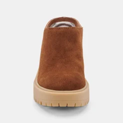 Carry Heels Camel Suede