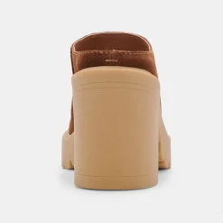 Carry Heels Camel Suede