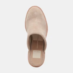 Castel Heels Taupe Suede