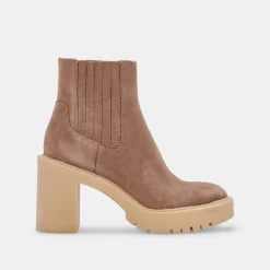 Caster H2O Booties Mushroom Suede