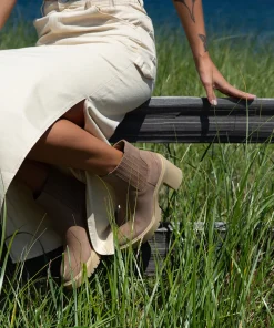 Caster H2O Booties Mushroom Suede