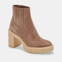 Caster H2O Booties Mushroom Suede