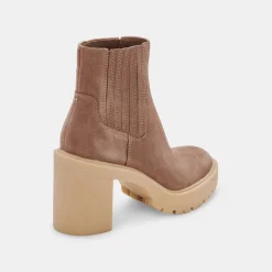Caster H2O Booties Mushroom Suede